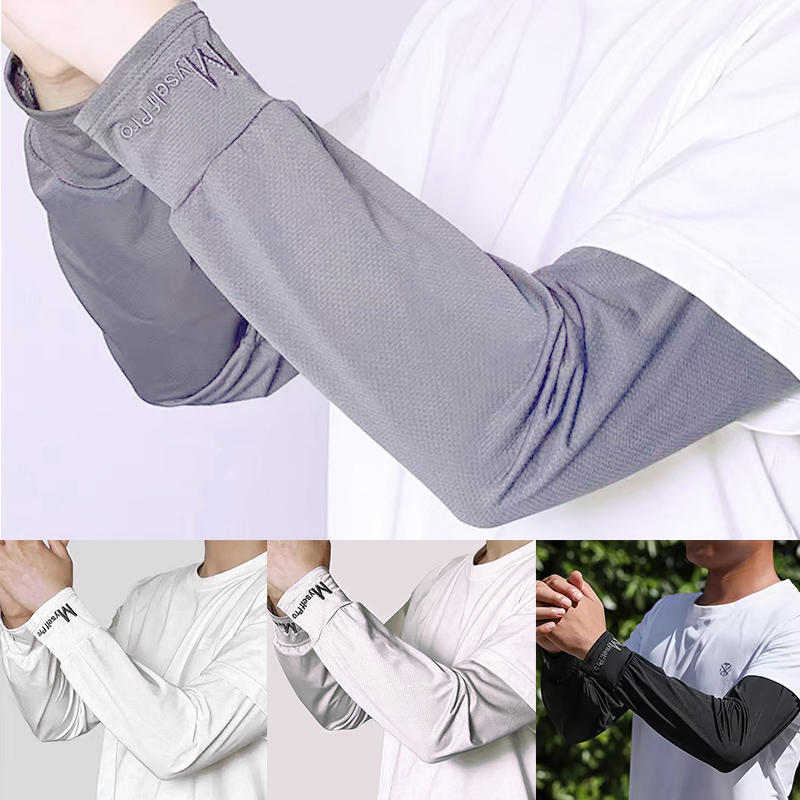 Outdoor Sport Gloves - 1쌍 2025 여름 아이스 실크 남성용
