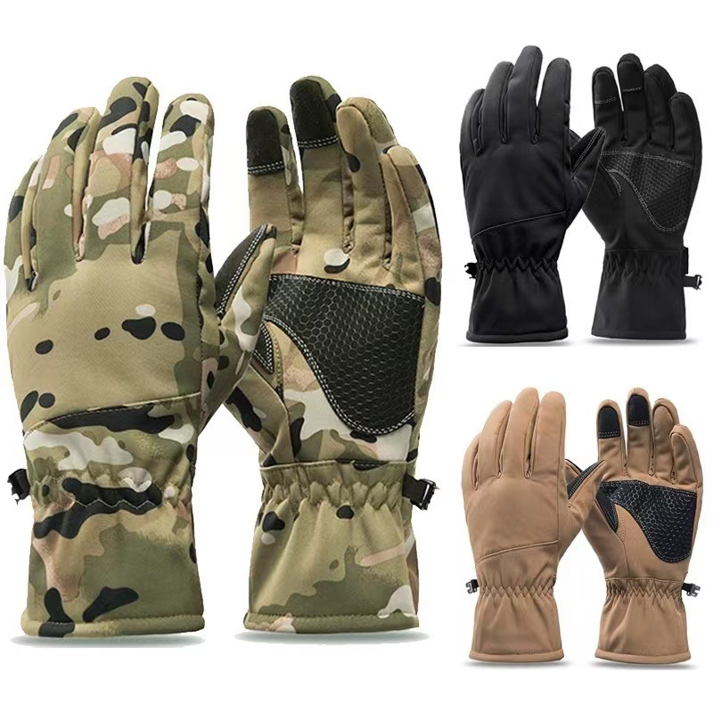 Outdoor Sport Gloves - 전술 야외 위장 사냥 방한 논슬립
