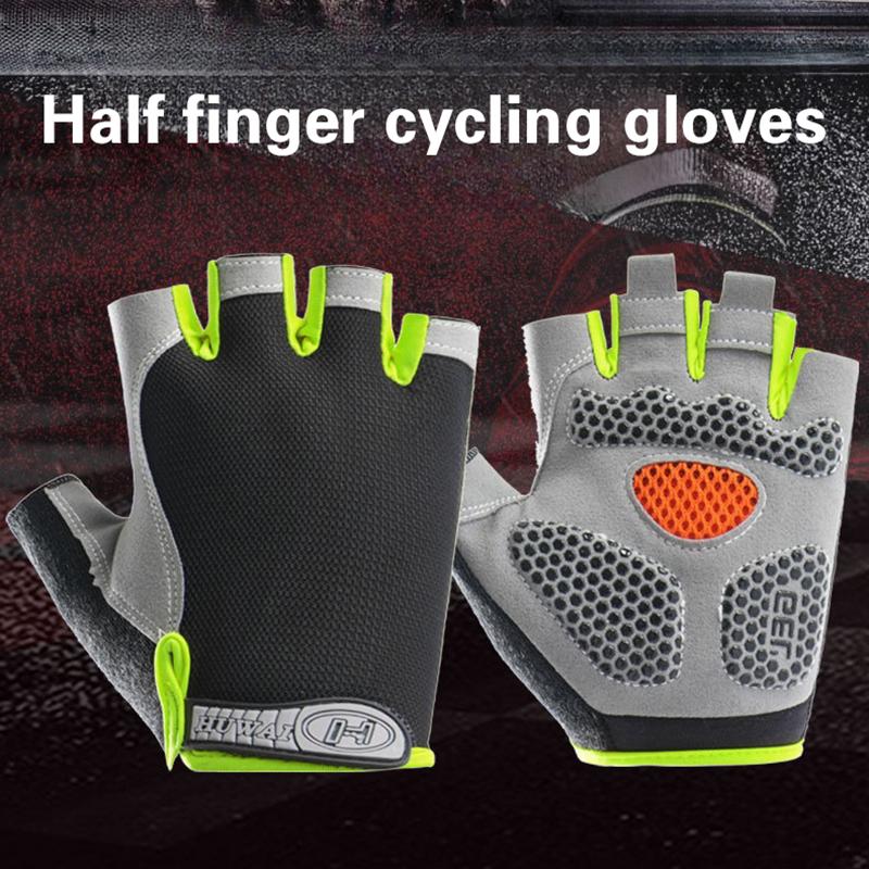 남녀공용 하프 핑거 사이클링 장갑, 미끄럼 방지, 충격 - Outdoor Sport Gloves 리뷰 및 가격