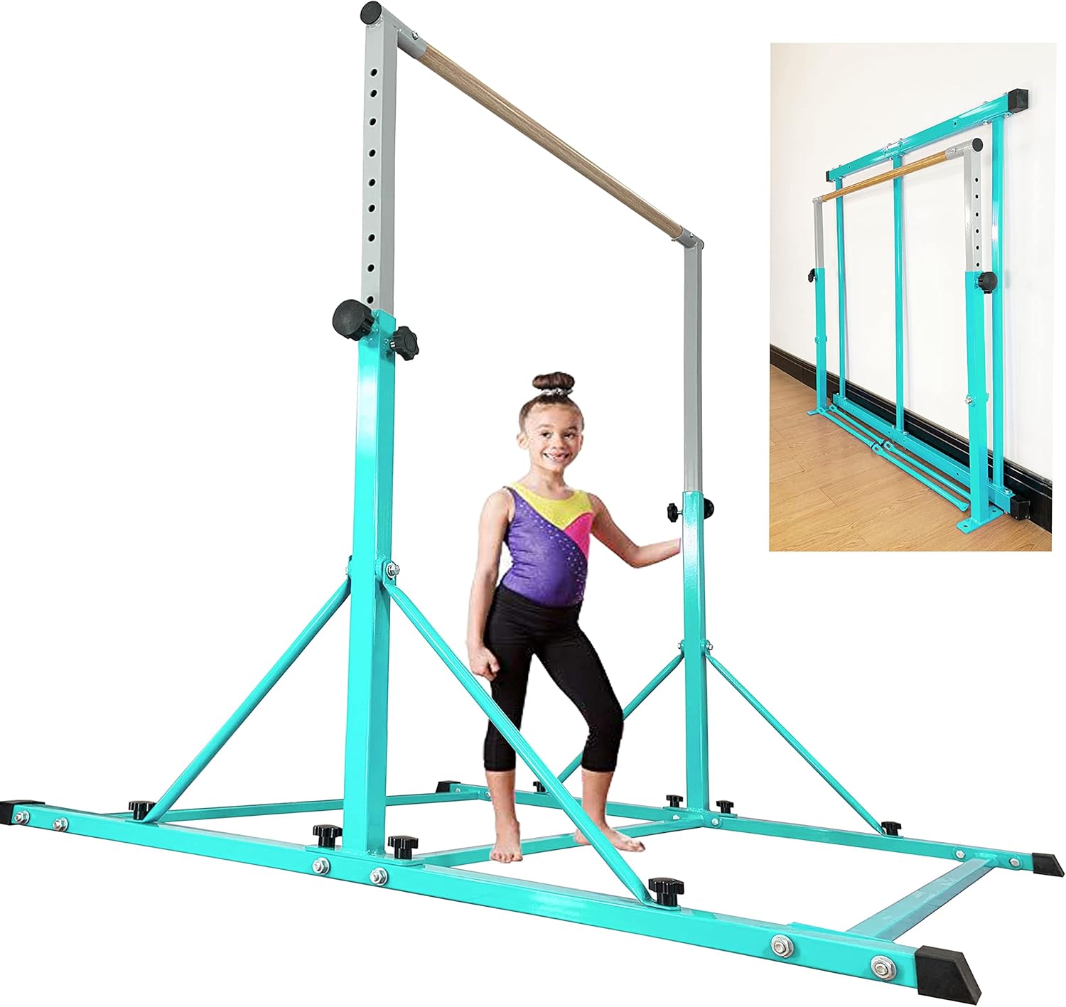 최고 인기 휴대용 전문 체조 수평봉 높이 조절 가능 접 - Gymnastic Bar Home 리뷰 및 가격