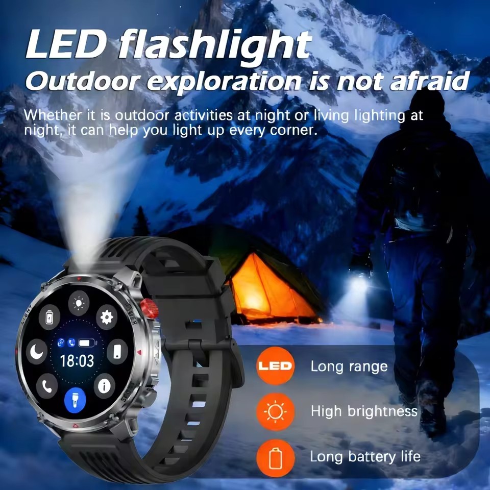 신형 남성용 아웃도어 군용 스마트워치 1100mAh 대 - Definition Of Outdoor Sport 리뷰 및 가격