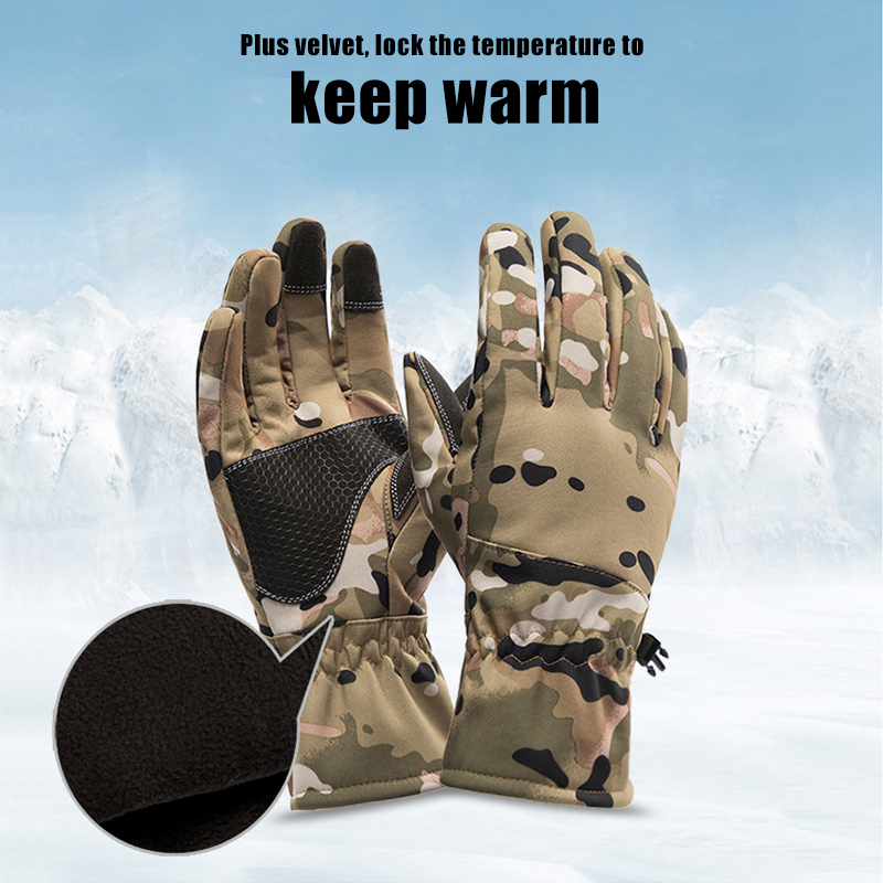 전술 야외 위장 사냥 방한 논슬립 낚시 장갑 방수 터치 - Outdoor Sport Gloves 리뷰 및 가격